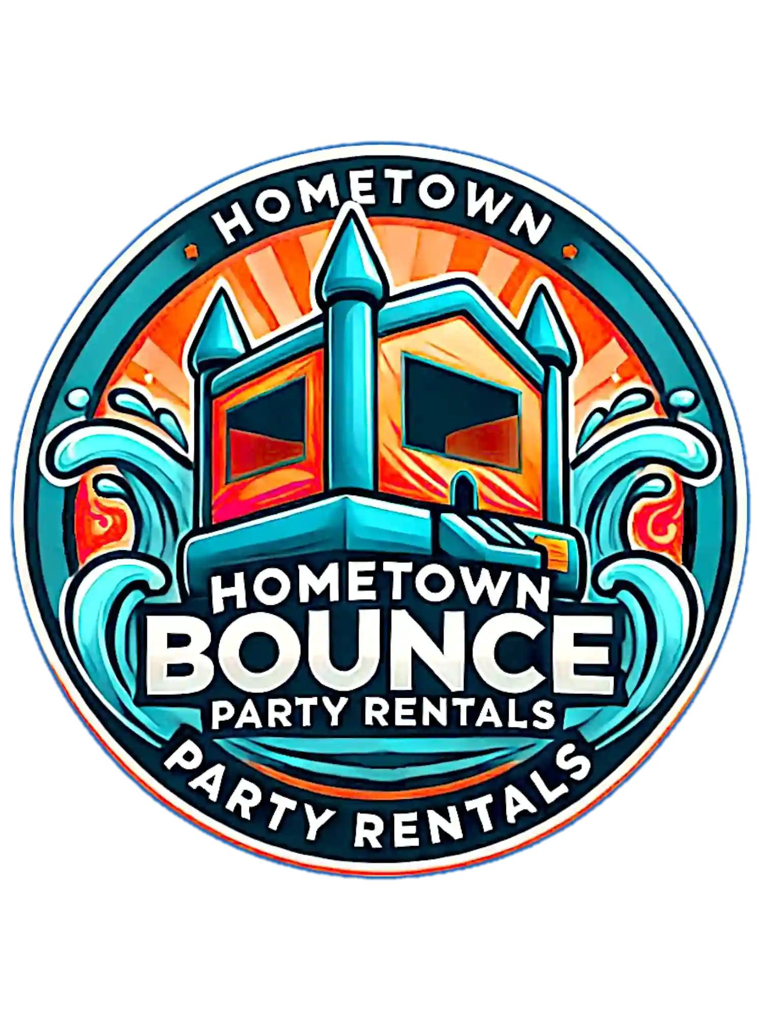 hometown bounce party rentals logo