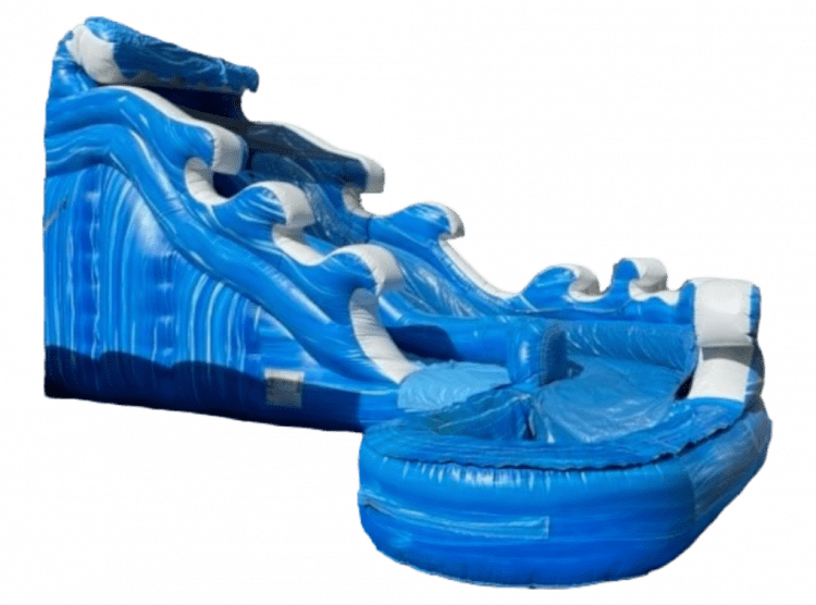 D) 19' Blue Wave Slide