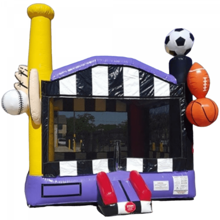 C) 3-D Sports Bounce House