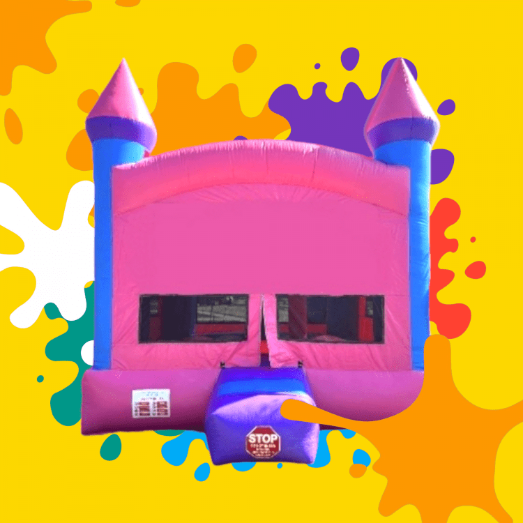 B) Classic Pink Bounce Castle