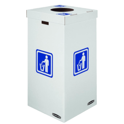 Disposable Trash Can With Liner & Lid