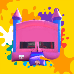 B) Classic Pink Bounce Castle