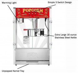 Popcorn20Machine201620oz 1707679218 B) 12 Ounce Popcorn Machine