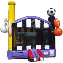 C) 3-D Sports Bounce House