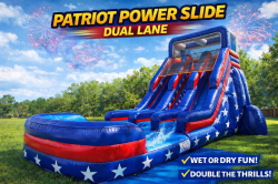 Patriot Power Slide - 20ft Dual Lane!